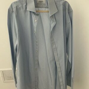 Charles Tyrwhitt Light Blue Pinstripe Shirt